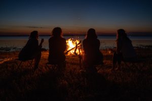 African Bush Camps bonfire